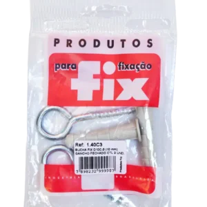 Bucha com Gancho Fechado pacote - Fix All