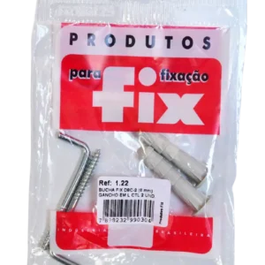 Bucha com Gancho L pacote - Fix All