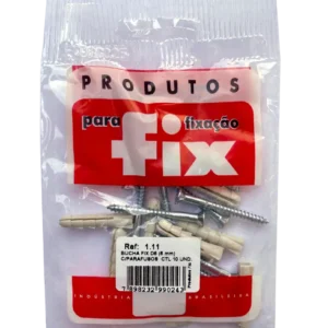 Imagem pacote - Bucha Fix com Parafusos - Fix All